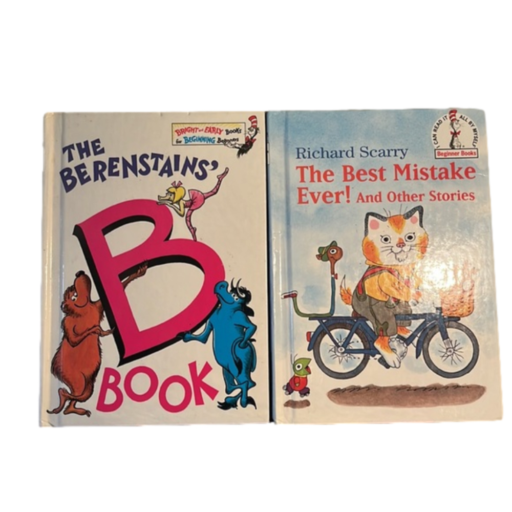 I Can Read it All By Myself Beginner Books Dr. Seuss Richard Scary Sesame Street